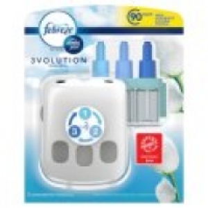 Asda Febreze with Ambi Pur 3Volution Plug-In Starter Kit, Cotton Fresh - 