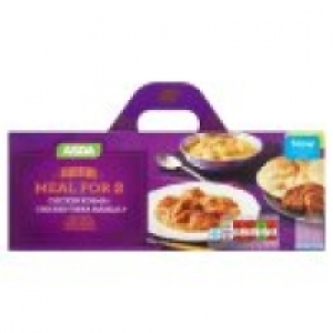 Indian Chicken Korma and Chicken Tikka Masala Meal for 2 £4.75