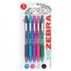 Z-Grip Smooth Ball Pens 5 Pack Assorted £1.50