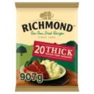 20 Thick Frozen Pork Sausages £2.50