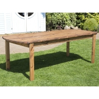 RobertDyas  Charles Taylor Eight Seater Wooden Rectangle Table