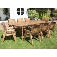 RobertDyas  Charles Taylor Eight Seater Wooden Table Set