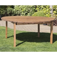 RobertDyas  Charles Taylor Eight Seater Wooden Round Table