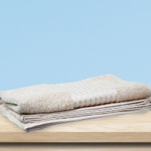 Large Cotton Beige Bath Towel 90 x 135cm £5.99
