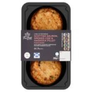 Morrisons The Best Salmon,Smoked Cod & Haddock Fishcakes Wit £2.60