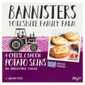 Bannisters Farm 4 Cheese & Bacon Potato Skins £1.00