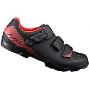 Halfords  Shimano ME3 Mountain Bike SPD Shoes - Black/Orange