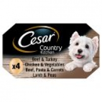 Asda Cesar Country Kitchen Mixed Selection Gravy Wet Adult Dog Food Tra