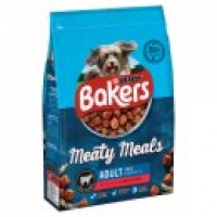 Asda Bakers Meaty Meals Adult Dog Food Beef