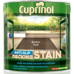 Cuprinol Anti Slip Decking Stain Boston Teak 2.5L £15.00