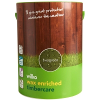 Wilko  Wilko Wax Enriched Timbercare Evergreen Exterior Wood Paint 