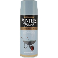 Wilko  Rust-Oleum Painters Touch Winter Grey Gloss SprayPaint 400m