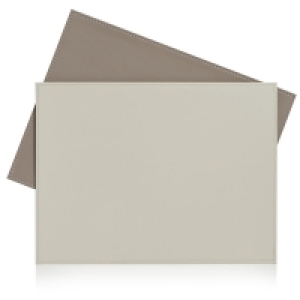 Wilko  Wilko 2 pack Faux Leather Reversible Cream and Brown Placema