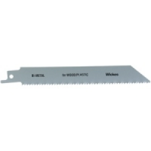 Wickes Reciprocating Saw Blades For Wood & Plastic 150mm Pac £11.59