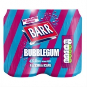 Barr Bubblegum 4x330ml £1.00