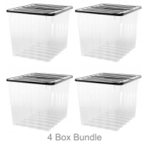 4 Pack x 110L Strata Supa Nova Extra Large Plastic Storage B £24.00