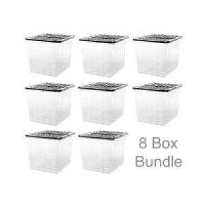8 Pack x 110L Strata Supa Nova Extra Large Plastic Storage B £48.00
