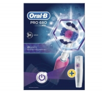 QDStores  Oral-B Rechrgble Pink Electric Toothbrush & Toothpaste