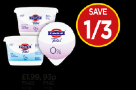 Budgens  Fage Total 0% Greek Yoghurt, Total Fat Free Greek Yoghurt, T