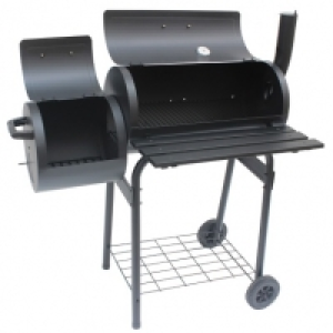 Alabama Steel Barrel Charcoal Smoker & BBQ