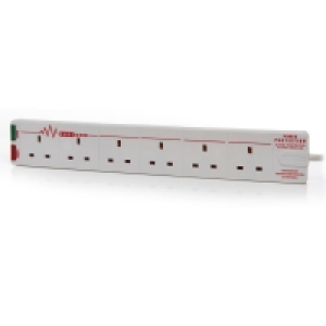 Wilko 13 Amp 2m 6 Socket Surge Protected Extension Lead £6.00