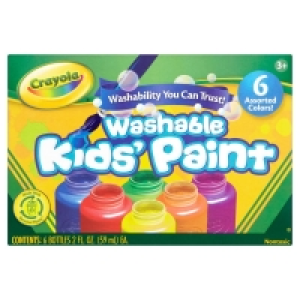 Crayola Washable Paint 6 pack £3.00
