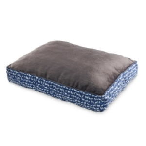 Plush Pet Mattress Dog Print