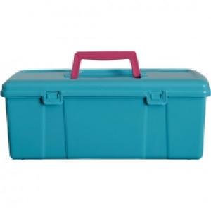 Utility Box with Tray Aqua 5L