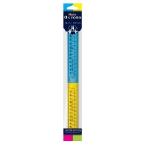 Oxford Clash Folding Ruler Blue