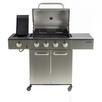RobertDyas  Outback Meteor 4-Burner Gas BBQ with Multi-Cook Plate System