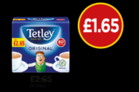 Tetley Tea Bags £2.65