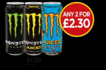 Budgens  Monster Energy, Ripper, Mango Loco