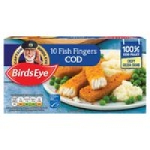 Birds Eye 10 Cod Fish Fingers £2.50