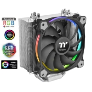 Overclockers Thermaltake ThermalTake Riing Silent 12 RGB Sync Edition CPU Cooler - 12