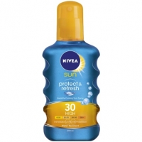 BMStores  Nivea Protect & Refresh Sun Lotion Spray Factor 30 200ml