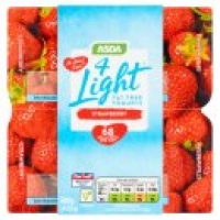Asda Asda Light Fat Free Yogurts Strawberry