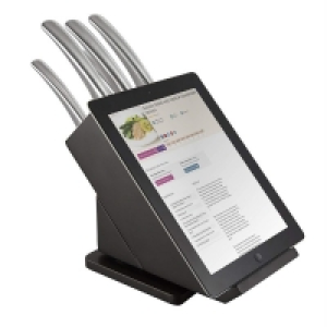 JTF  Tower Knife Block 360 Degree Black 5pc