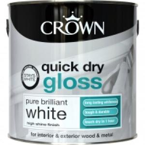 Berger Gloss Quick Dry Pure Brilliant White 2.5L
