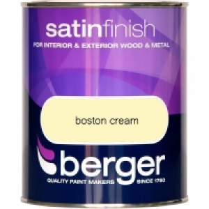 Berger Satin Sheen Boston Cream 750ml