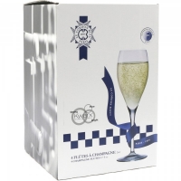 JTF  Le Cordon Bleu Champagne Glasses Kwarx 4pk 26cl