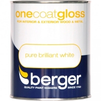JTF  Berger One Coat Gloss PB White 750ml