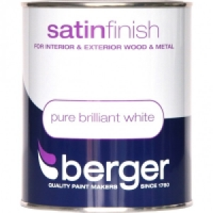 Berger Satin Sheen PB White 750ml