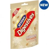 JTF  McVities White Chocolate Nibbles 120g