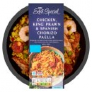Chicken, King Prawn & Spanish Chorizo Paella £3.25