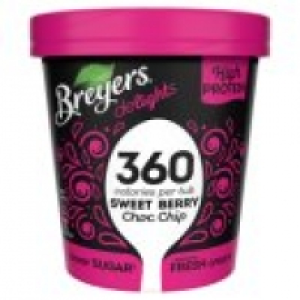 Breyers Sweet Berry Choc Chip Lower Calorie Ice Cream