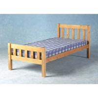 Wilko  Carlow Natural Pine Single Bed