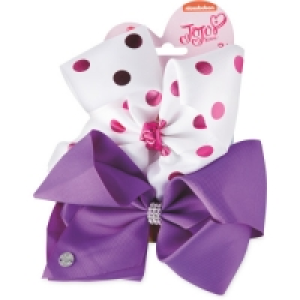 JoJo Siwa Polka Dot/Purple Bows