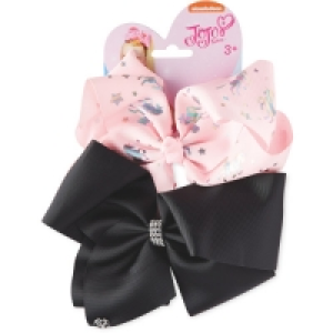 JoJo Siwa Pink Unicorn/Black Bows
