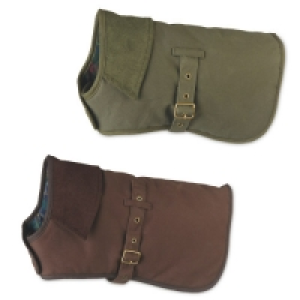 Pet Collection Waxed Cotton Dog Coat