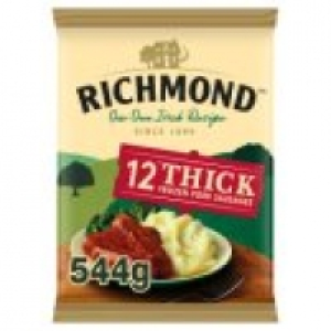 12 Thick Frozen Pork Sausages £1.50